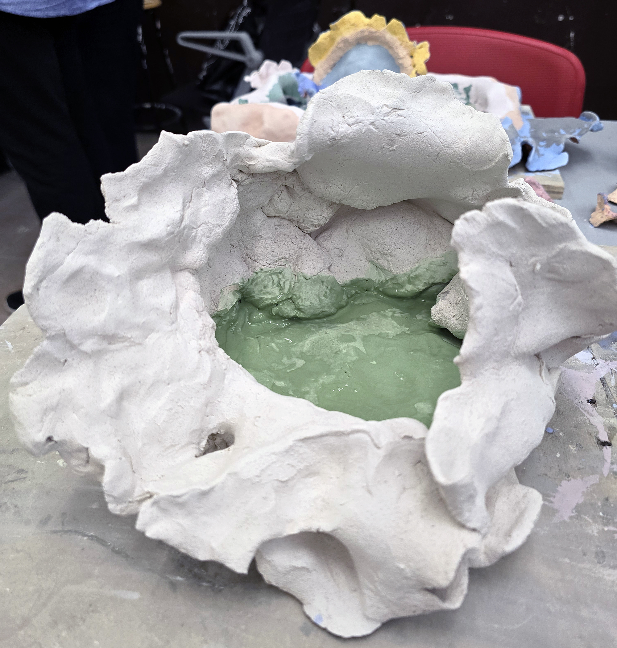 Ceramic sculpture by Chiara Passa