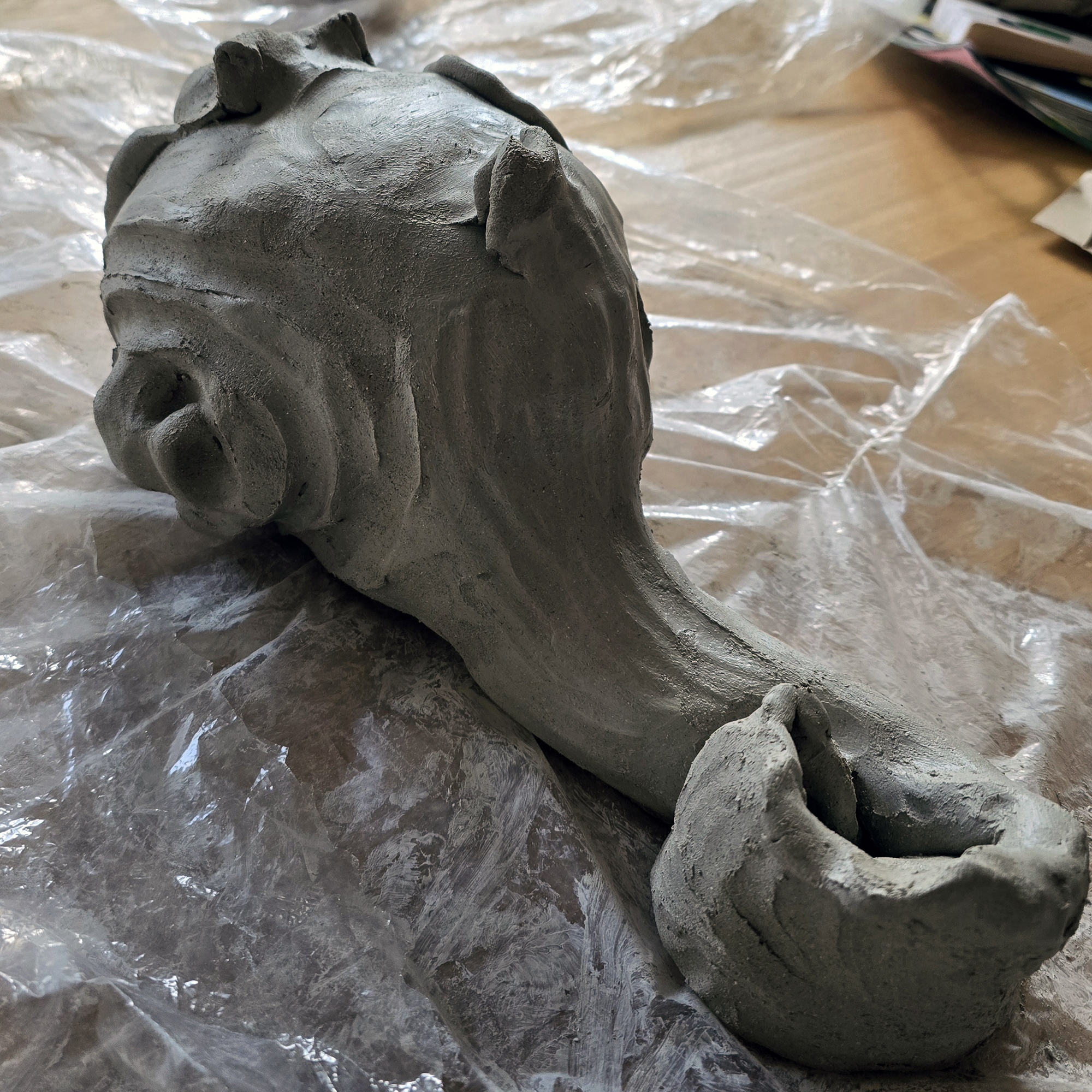 Ceramic sculpture by Chiara Passa